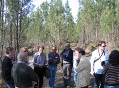 Visita parcelas de experimentación en Galicia